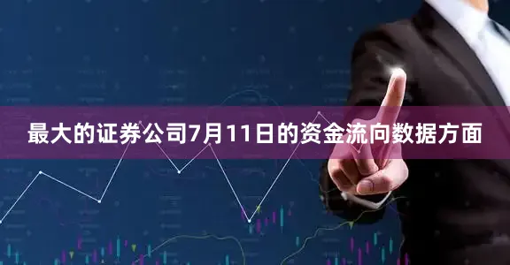 最大的证券公司7月11日的资金流向数据方面